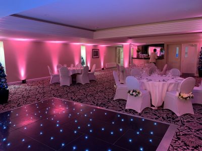 Black LED dancefloor Cheshire Manchester