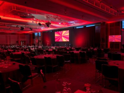 Vodafone conference lighting