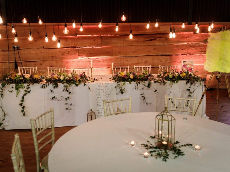 Festoon lighting wedding Cheshire