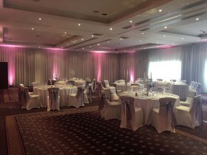 Chester wedding lighting hire Uplighting hire