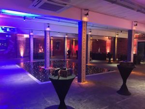 Black LED Dance Floor Hire Manchester